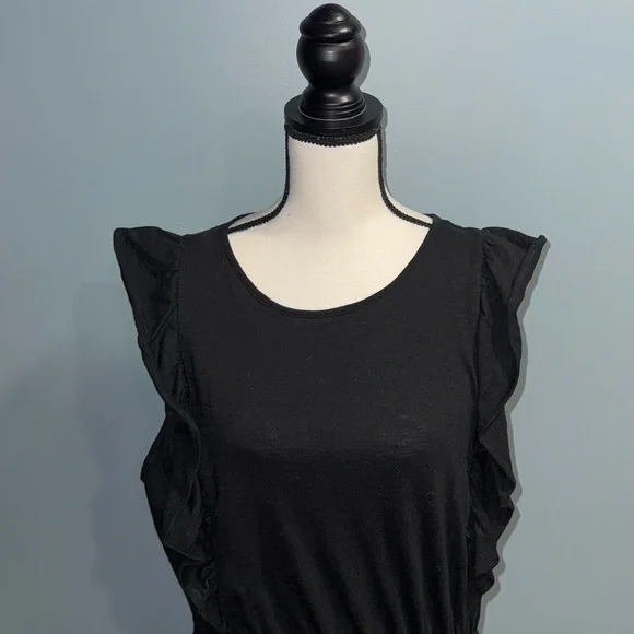 loft- black dress - Picture 2 of 5